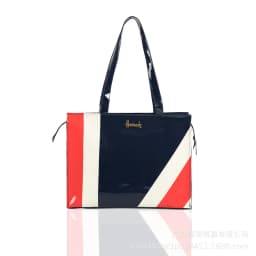 Cartoon Print PVC Waterproof Tote Bag for Women, Casual Portable Shoulder Handbag, Outdoor Shopping Commuting Daily Use Bag 