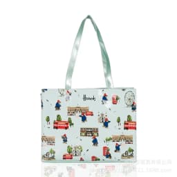 Cartoon Print PVC Waterproof Tote Bag for Women, Casual Portable Shoulder Handbag, Outdoor Shopping Commuting Daily Use Bag 