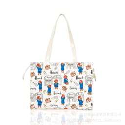 Cartoon Print PVC Waterproof Tote Bag for Women, Casual Portable Shoulder Handbag, Outdoor Shopping Commuting Daily Use Bag 