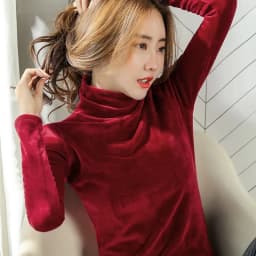 Autumn Winter Women Elegant Velvet Pullovers Women 2023 New Style Casual Slim Turtleneck Full Sleeves Tops