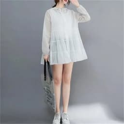 2026 Summer Thin Windbreaker New Sunscreen Clothes Mid-Long Female Breathable Shirt Oversize Jacket With Hooded Female Outerwear