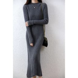 Cashmere Sweater Womens Dresses 100% Merino Wool Autumn Winter New Elegant Knitted Long Dress Female Casual Warm Skirts Vestidos