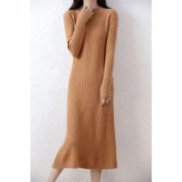 Cashmere Sweater Womens Dresses 100% Merino Wool Autumn Winter New Elegant Knitted Long Dress Female Casual Warm Skirts Vestidos