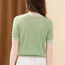 Summer Classic Knit Crop Tops Women's Elegant Short Sleeve Thin Stylish O-neck T-shirts Korean Oversized Loose Chic Knitwear Tee
