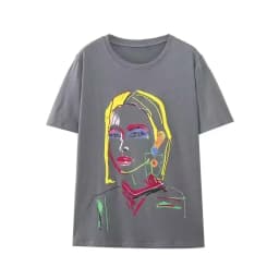 Women's T-shirts Summer 2025 Y2k Streetwear Fashion Girls Short Sleeve Tee O Neck T Shirt for Women Harajuku Tops