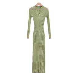 Long sleeve dresses for women 2024 fall fashion korean sexy midi dress knit bodycon dress v neck vintage sweater dresses black