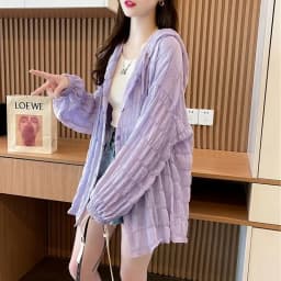 Hooded Jacket Sweatshirts Streetwear Windbreakers Long Sleeves Quick Dry Thin Y2k Top Korean Fashion Casual Bomber Jacket Women