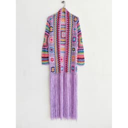TIYIHAILEY-Women's Cotton Coat, Loose Outerwear, Long Sleeve, Maxi, Hand Made, National Sweaters, Tassels, Fashion, 2025 New