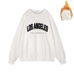 Hirsionsan Letter Print Women Sweatshirt 35% Cotton Soft Basic Loose Female Pullovers Korean Hoodies 2023 AutumnNew Y2k Fleece