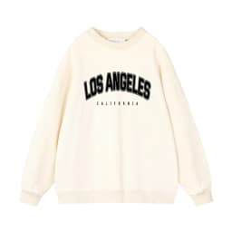 Hirsionsan Letter Print Women Sweatshirt 35% Cotton Soft Basic Loose Female Pullovers Korean Hoodies 2023 AutumnNew Y2k Fleece