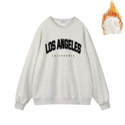 Hirsionsan Letter Print Women Sweatshirt 35% Cotton Soft Basic Loose Female Pullovers Korean Hoodies 2023 AutumnNew Y2k Fleece