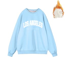 Hirsionsan Letter Print Women Sweatshirt 35% Cotton Soft Basic Loose Female Pullovers Korean Hoodies 2023 AutumnNew Y2k Fleece