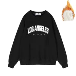 Hirsionsan Letter Print Women Sweatshirt 35% Cotton Soft Basic Loose Female Pullovers Korean Hoodies 2023 AutumnNew Y2k Fleece