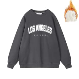 Hirsionsan Letter Print Women Sweatshirt 35% Cotton Soft Basic Loose Female Pullovers Korean Hoodies 2023 AutumnNew Y2k Fleece