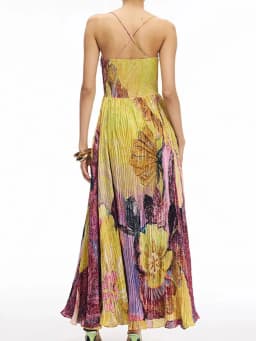 Sexy Backless Patchwork Print Maxi Dress Chic Party Women Folded Floor-Length Dress Female Casual Slim Fit Summer Beach Dresses