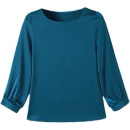 Silk Shirts Women nine quarter Sleeve Shirts Women Satin Clothing Shirt Office Lady Solid Silk Blouse 2026 Fashion Top mujer