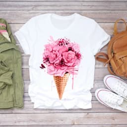 Dreamcatcher Dreamcatcher Crewneck Loose Fashion White T-shirt Women's Short-sleeved Tshirt Tops Oversized T Shirt Tee