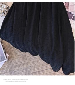 170Kg Plus Size Women's Bust Summer Lace Sequins Sweet Style Dress Half Sleeve Turn-down Collar Dress White 7XL 8XL 9XL 10XL