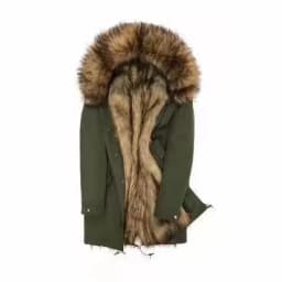 The 2026 Special Winter New Baotu Pai Overcome the Mid-long Removable Raccoon Fur Inner Belly Thick Imitation Fur Coat Female X1