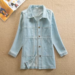 2026 New Spring Autumn Denim Windbreaker Coat 6XL Korean Slim Long-sleeve Jeans Jacket All-match Casual Female Denim Outwear Top