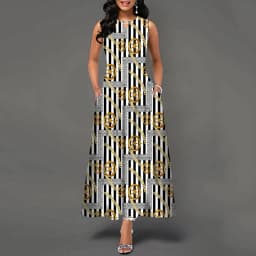 Women New Loose Floral Vintage Hole Ruffles Befree Big Large Dress Large Big Summer Camis Party Elegant Maxi Dresses