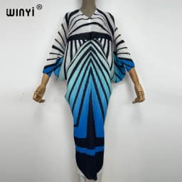 plissado mulher vestido hit cor v colarinho batwing manga longa solta bezerro vestidos de comprimento longo estilo casual 2021