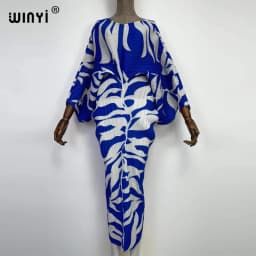 plissado mulher vestido hit cor v colarinho batwing manga longa solta bezerro vestidos de comprimento longo estilo casual 2021