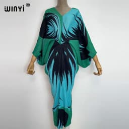 plissado mulher vestido hit cor v colarinho batwing manga longa solta bezerro vestidos de comprimento longo estilo casual 2021