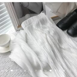 Women Wide Leg Pants High Waist Casual Chiffon Ice Silk Long Pants Bohemian Pleated Trousers Plus Size Women Clothing