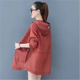 Loose Summer Sun Protection Clothing Women Thin Coat Anti-UV Breathable Outdoor Summer Jacket Female Tops Hooded 320