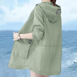 Loose Summer Sun Protection Clothing Women Thin Coat Anti-UV Breathable Outdoor Summer Jacket Female Tops Hooded 320