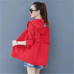 Loose Summer Sun Protection Clothing Women Thin Coat Anti-UV Breathable Outdoor Summer Jacket Female Tops Hooded 320