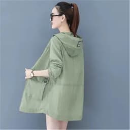 Loose Summer Sun Protection Clothing Women Thin Coat Anti-UV Breathable Outdoor Summer Jacket Female Tops Hooded 320