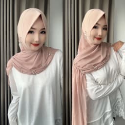 Fashion 2026 Muslim Wrap Women Easy Wear Head Hijabs With Earring