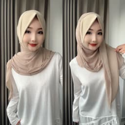 Fashion 2026 Muslim Wrap Women Easy Wear Head Hijabs With Earring