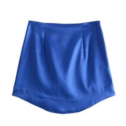Slim Chic Elegant Women Mini Skirts Green Satin High Street Solid Side Zipper Sexy Bodycon Skirt Faldas Mujer