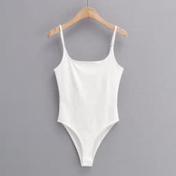 BRADELY MICHELLE Summer New Arrivals in Store Pure Color Thin Stretch Knitted Sling One-Piece Sexy Beach Style