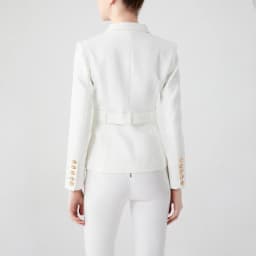 9 Colors Factory Customize Luxury Quality Classic Style Office White Black Women Pocket Blazers with Blet