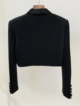 HIGH STREET Newest 2026 Designer Runway Suit Set Women's Luxurious Diamonds Beaded Short Blazer Skirt Suit