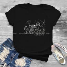 Will Of The Wisps Hipster TShirts Ori Female Harajuku Streetwear T Shirt Round Neck