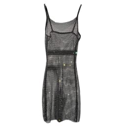 Bungee Sexy Slim Slim Women's 2024 Summer New Bright Diamond Crystal Temperament Bag Hip Sling Mid-length Dress Fashion Trend