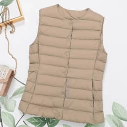 2026 New Arrivals Autumn Winter Warm Women Sleeveless Down Liner Waist Coat Female Ultra Light White Duck Down Vest Jackets