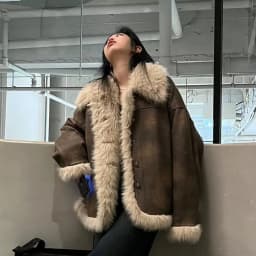 Lamb Wool Fur one Cotton-Padded fUR Coat 2024 Winter Fatty Senior Sense Plus Cashmere Thick Cotton-Padded Coat Jacket Zichao X4