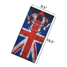 UK Union Flag Neck Tube Bandana Great Britain Headwear Seamless Neck Gaiter Headwrap Face Mask England Flag Print Cycling Scarf