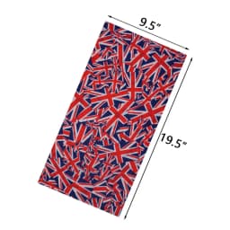 UK Union Flag Neck Tube Bandana Great Britain Headwear Seamless Neck Gaiter Headwrap Face Mask England Flag Print Cycling Scarf