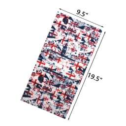 UK Union Flag Neck Tube Bandana Great Britain Headwear Seamless Neck Gaiter Headwrap Face Mask England Flag Print Cycling Scarf