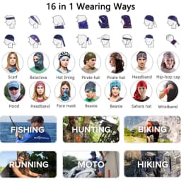 UK Union Flag Neck Tube Bandana Great Britain Headwear Seamless Neck Gaiter Headwrap Face Mask England Flag Print Cycling Scarf