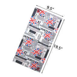 UK Union Flag Neck Tube Bandana Great Britain Headwear Seamless Neck Gaiter Headwrap Face Mask England Flag Print Cycling Scarf