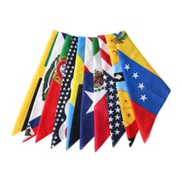 National Flag Pattern Bandana 100% Cotton Running Dancing Headband UK/ Korea/ Brazil/ Mexico/ Haiti Flag Scarf Hip Hop Headwrap