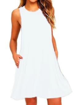 Women Black Blue Summer Dress 2025 Polyester Short Sleeve O-Neck Tops Casual Loose Dress Female Street White Dress Sexy Vestidos